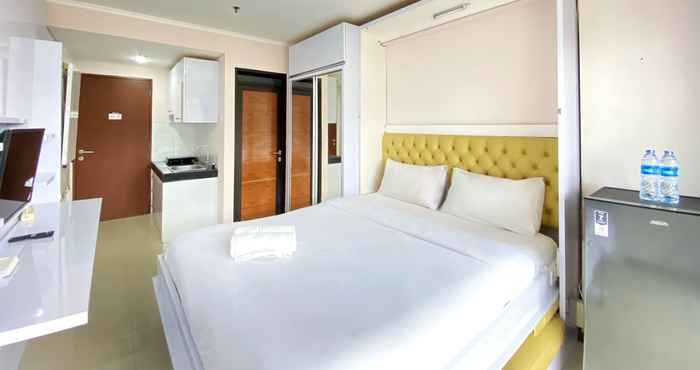 Bedroom Best Location Studio Room Apartment at Gateway Pasteur By Travelio