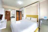 Bedroom Best Location Studio Room Apartment at Gateway Pasteur By Travelio