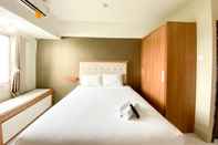 Bedroom Full Furnished with Simply Look Studio Room Apartment at Mont Blanc Bekasi By Travelio