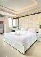 BEDROOM Spacious Studio Apartment at Sudirman Suites Bandung By Travelio