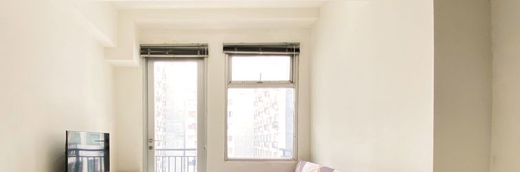 Lobby Modest 2BR Apartment at Jarrdin Cihampelas By Travelio