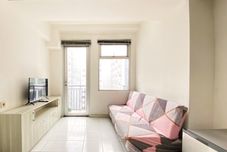 Lobby Modest 2BR Apartment at Jarrdin Cihampelas By Travelio