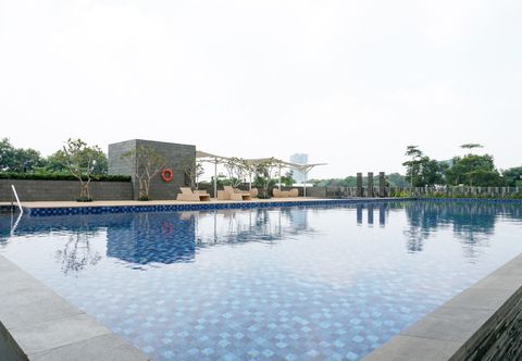 Swimming Pool Spacious and Elegant 3BR at Ciputra International Apartment By Travelio