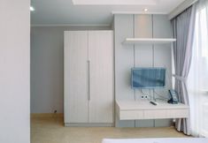 Bedroom 2 Comfy and Elegant 2BR at Menteng Park Apartment By Travelio