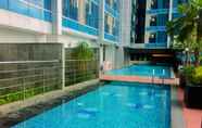 Swimming Pool 2 Nice Living Studio 8th Floor Tamansari at The Hive Apartment By Travelio