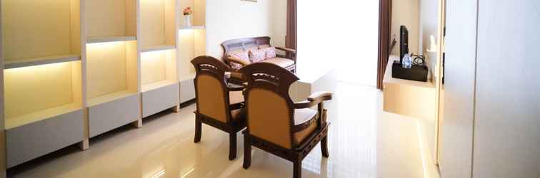 ล็อบบี้ Comfy and Best Location 1BR at Praxis Apartment By Travelio