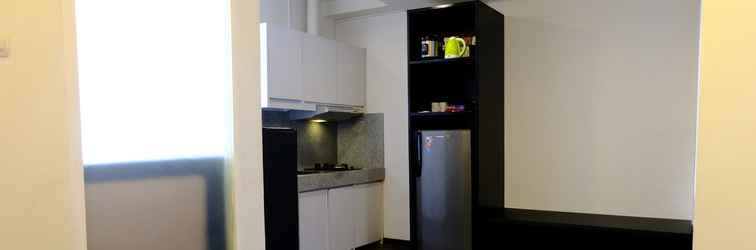 Lobi Homey 1BR at Gateway Ahmad Yani Cicadas Apartment By Travelio