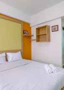 BEDROOM Cozy Design Studio Apartment at Margonda Residence 3 By Travelio