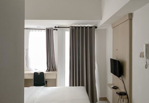 Lobby Relaxing Studio Apartment at Tokyo Riverside PIK 2 By Travelio