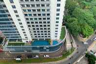 Nearby View and Attractions Spacious Combined Unit 1BR Apartment with Extra Room at Signature Park Tebet By Travelio