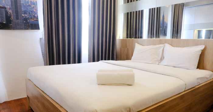 Bilik Tidur Best Location and Clean Studio Apartment at Grand Asia Afrika By Travelio