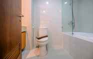 In-room Bathroom 5 Spacious and Cozy Living Studio at 28th Floor Kemang Village Apartment By Travelio