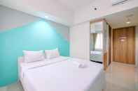 Bedroom Simply Look and Homey Studio Room at Bogor Icon Apartment By Travelio