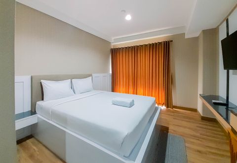 臥室 Homey and Great Deal Studio Room Patraland Amarta Apartment By Travelio