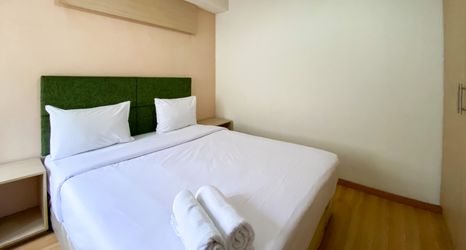 ห้องนอน 2 Comfort 2BR Apartment at 6th Floor Metropark Condominium Jababeka By Travelio