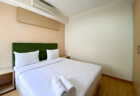 ห้องนอน Comfort 2BR Apartment at 6th Floor Metropark Condominium Jababeka By Travelio