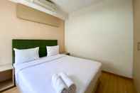 Bedroom Comfort 2BR Apartment at 6th Floor Metropark Condominium Jababeka By Travelio