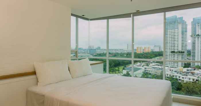 Bedroom Great Deal 2BR at Apartment Springhill Terrace Residence By Travelio