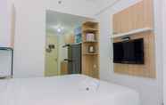 Bedroom 3 Chic and Clean Studio Apartment M-Town Residence near Summarecon Mall By Travelio