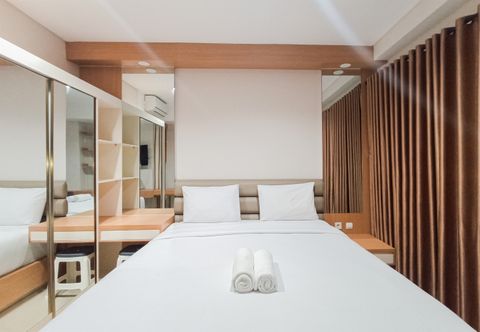 臥室 Homey Studio at Apartment Patraland Amarta By Travelio