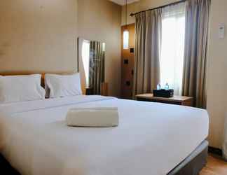 Bedroom 2 Cozy Studio Room Apartment at Grand Setiabudi By Travelio