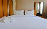 Bedroom 2 Cozy Studio Room Apartment at Grand Setiabudi By Travelio