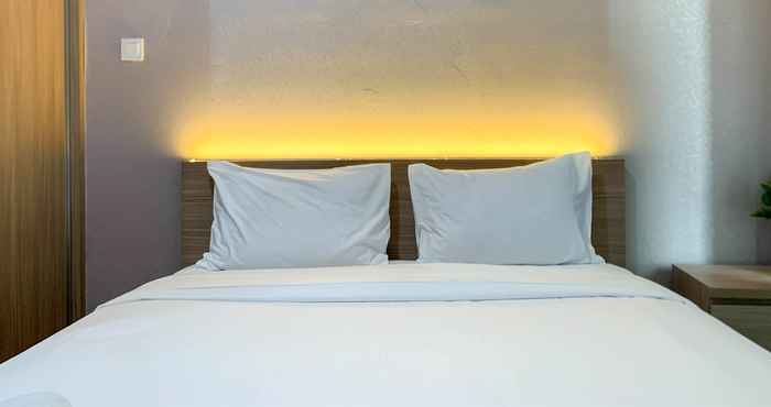 Kamar Tidur Brand New and Relaxing Studio Apartment at Daan Mogot City By Travelio