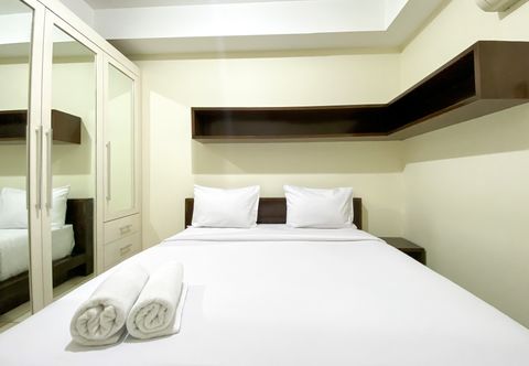 Bilik Tidur Cozy Designed 2BR Apartment at Metropark Condominium Jababeka By Travelio
