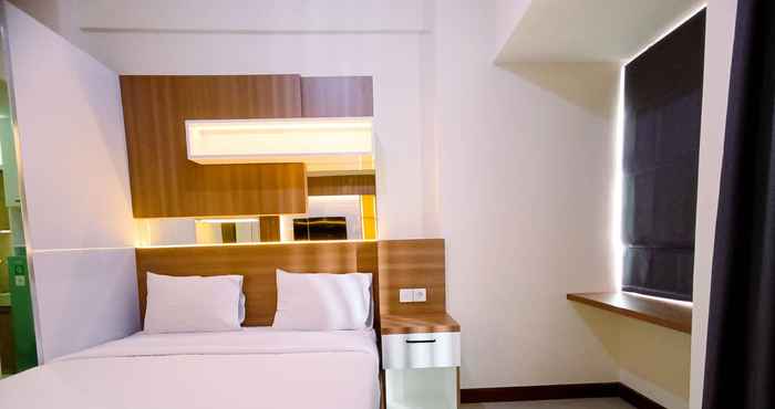 Bilik Tidur Cozy Studio Apartment at 25th Floor Vida View Makassar By Travelio