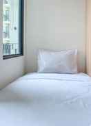 BEDROOM Minimalist Studio Apartment at 20th Floor Osaka Riverview PIK 2 By Travelio