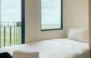 Bedroom 4 Minimalist Studio Apartment at 20th Floor Osaka Riverview PIK 2 By Travelio