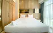 Bedroom 2 Elegant and Good Deal Studio Vasanta Innopark Apartment By Travelio