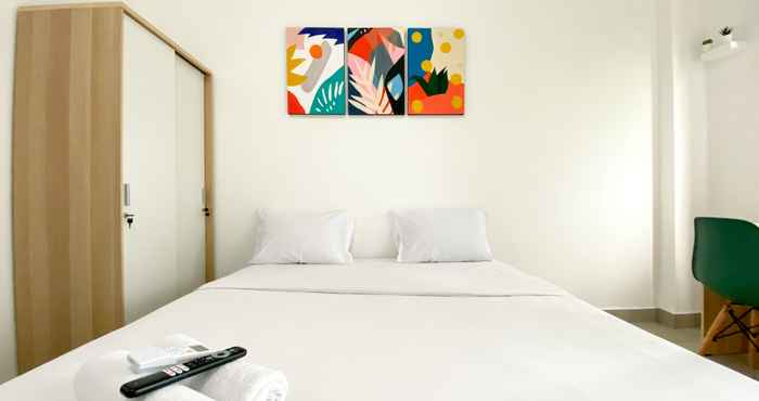 Bedroom Simply and Comfy Look Studio Room Sayana Bekasi Apartment By Travelio