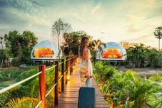 外部的 Nakara Villas & Glamping