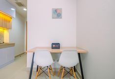 Common Space 7 Minimalist Studio Room Apartment at Evenciio Margonda By Travelio