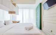 Bedroom 2 Cozy Stay Studio Apartment at Tree Park City BSD By Travelio