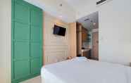 Bedroom 4 Cozy Stay Studio Apartment at Tree Park City BSD By Travelio