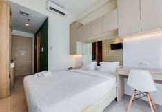 Bedroom 3 Cozy Stay Studio Apartment at Tree Park City BSD By Travelio
