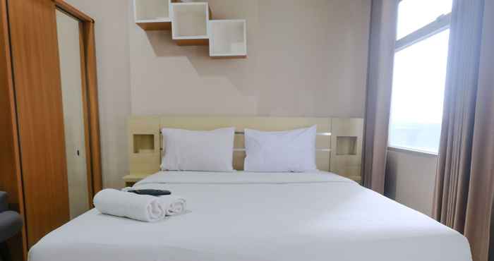 Bedroom Homey Studio Apartment at 1st Floor Grand Asia Afrika By Travelio