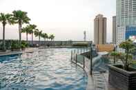 Swimming Pool Classic Elegance Combined 2BR Apartment at GP Plaza By Travelio