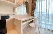 Bedroom 2 Comfortable and Elegant Studio at Tamansari The Hive Apartment By Travelio