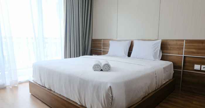 Bedroom Good Deal Studio at Green Kosambi Apartment Bandung By Travelio