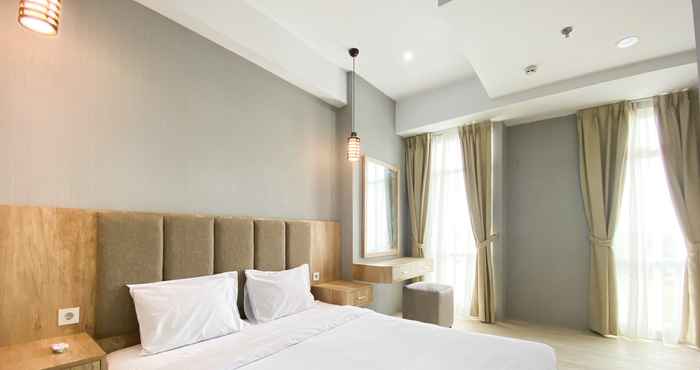 Phòng ngủ Comfort and Simply Look 1BR Vasanta Innopark Apartment By Travelio