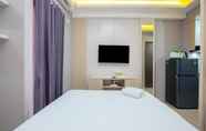 Bedroom 2 Nice and Cozy Studio at Transpark Cibubur Apartment By Travelio