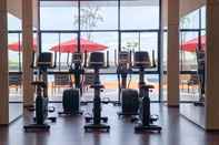 Fitness Center Tidy Studio and Modern Look (No Kitchen) Osaka Riverview PIK 2 Apartment By Travelio