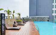 Swimming Pool 6 Modern and Nice 2BR at Bintaro Embarcadero Apartment By Travelio