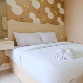 Bedroom 1 Good City View 2BR Apartment at Parahyangan Residence By Travelio, Liberta Physio Hotels