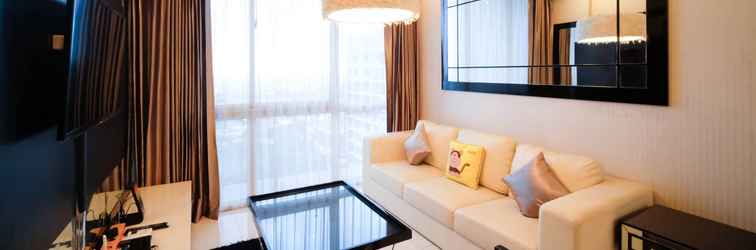 Lobby Spacious and Nice 2BR at The Via and The Vue Apartment Surabaya By Travelio