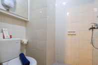 In-room Bathroom New Elegant and Cozy Studio Signature Park Grande Apartment By Travelio