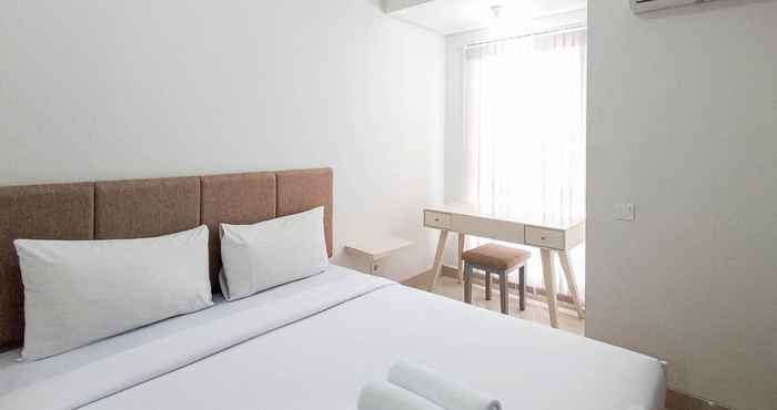 Phòng ngủ Modern and Tidy Studio at Barsa City Apartment By Travelio